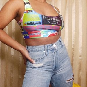 Pepsi collection bralette top